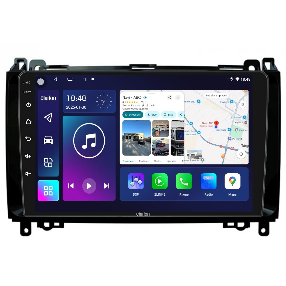 Navigatie CLARION VW Crafter 2006-2016 9 inch 4GB 64GB 8 CORE [1]