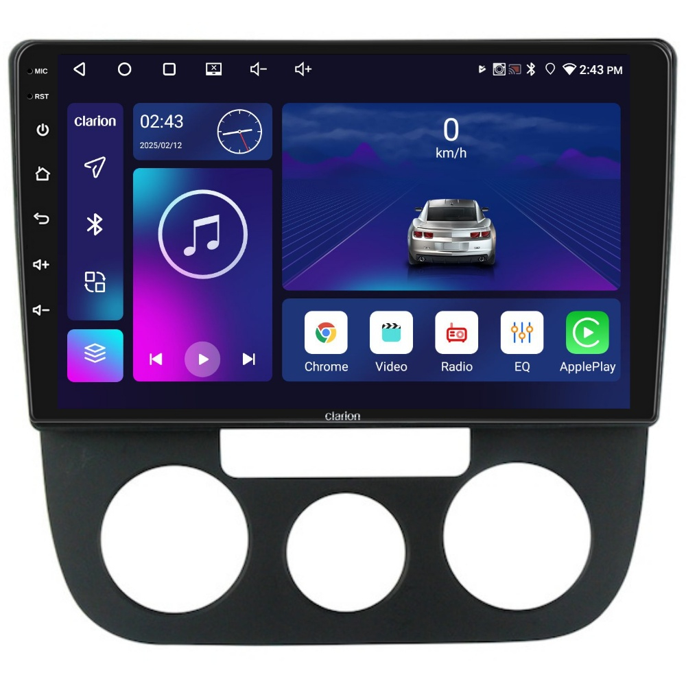 Navigatie CLARION VW Golf 5 2003-2010 10 inch 2GB 32GB 4 CORE [1]