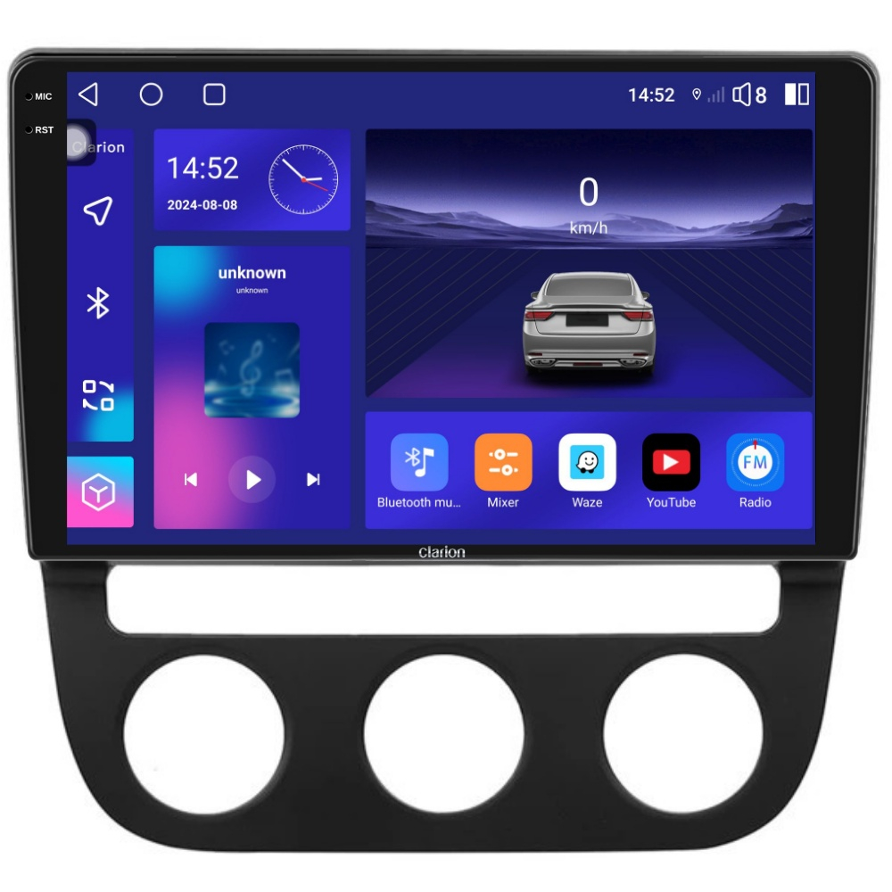 Navigatie CLARION VW Golf 5 2003-2010 2K 4GB 64GB 8 CORE [1]