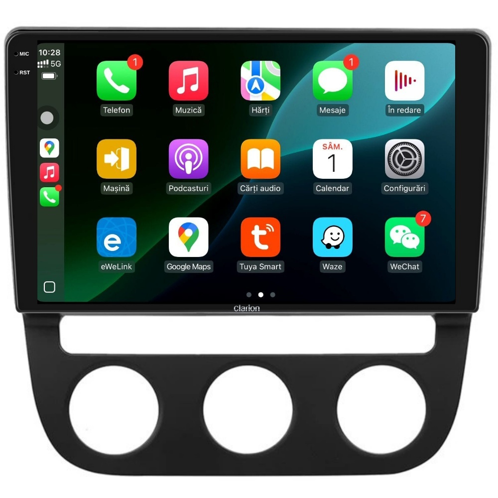 Navigatie CLARION VW Golf 5 2003-2010 2K 8GB 256GB 8 CORE [3]