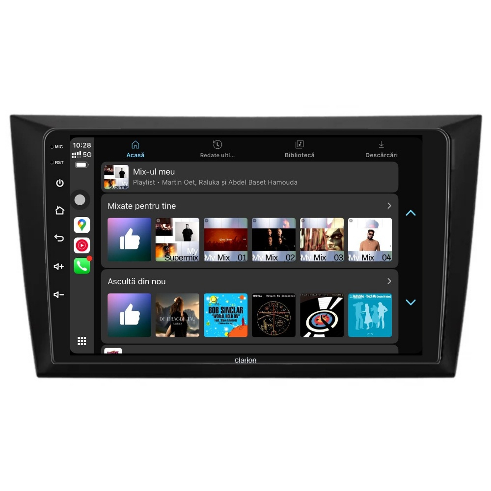 Navigatie CLARION VW Golf 6 2008-2014 9 inch 2GB 32GB 4 CORE [4]