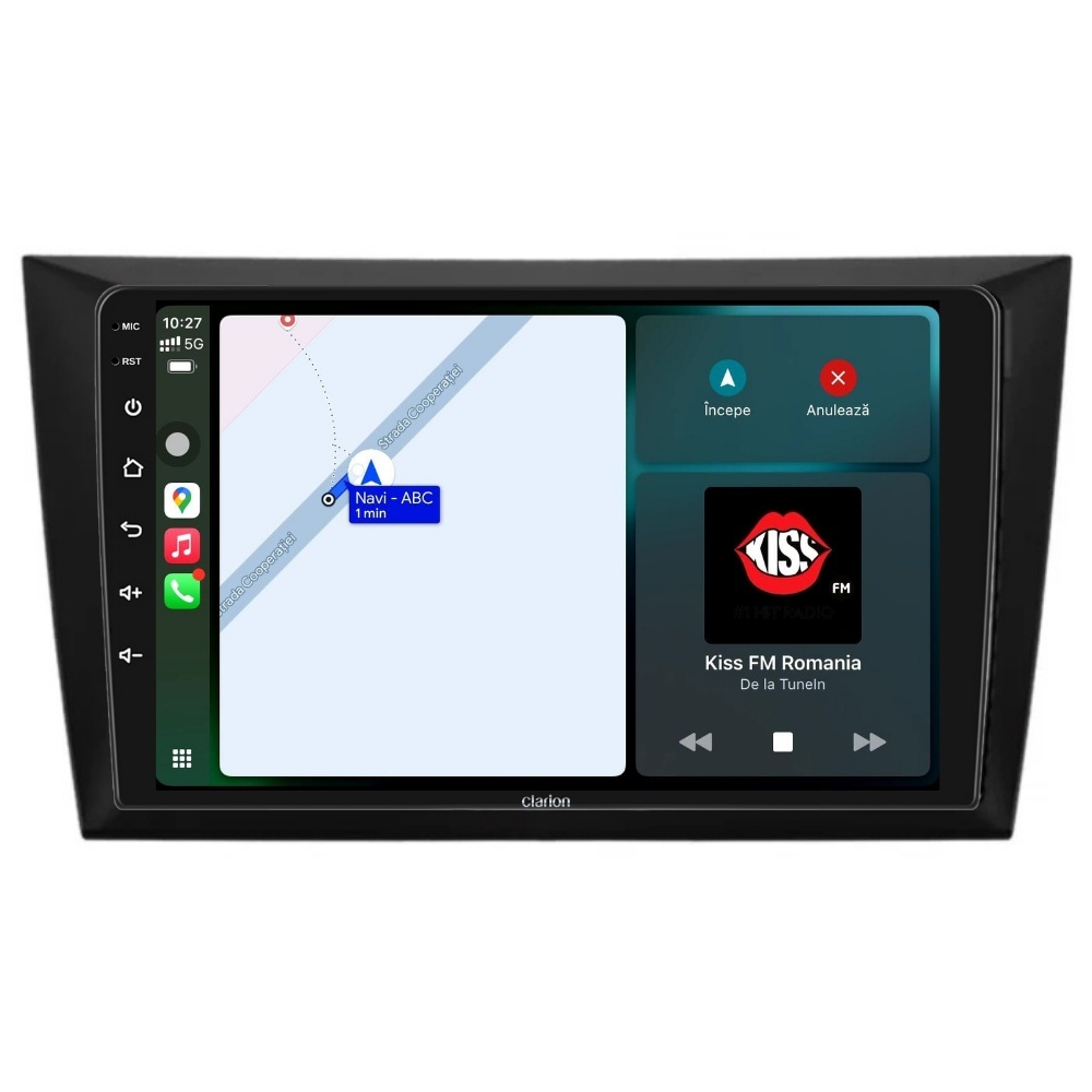 Navigatie CLARION VW Golf 6 2008-2014 9 inch 2GB 32GB 8 CORE [2]