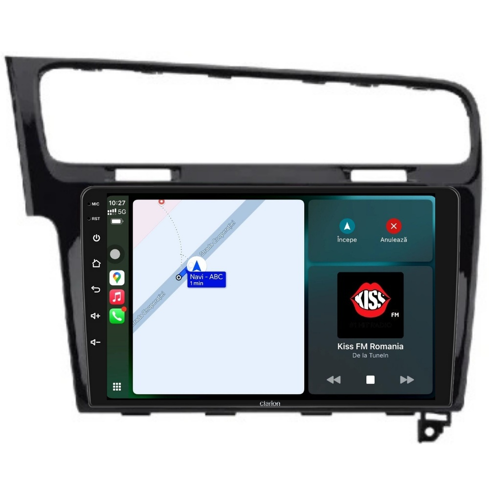 Navigatie CLARION VW Golf 7 2012-2020 10 inch 4GB 64GB 4 CORE [2]
