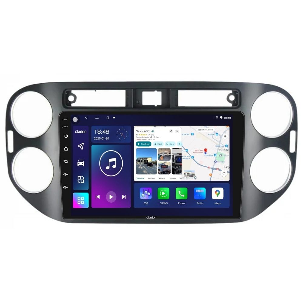 Navigatie CLARION VW Golf Plus 2004-2014 9 inch 2GB 32GB 8 CORE [1]