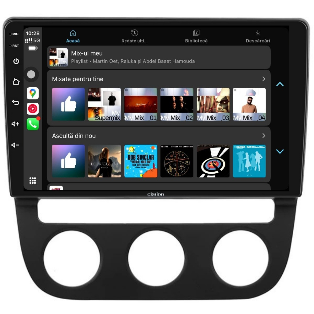 Navigatie CLARION VW Jetta 3 2004-2011 10 inch 2GB 32GB 4 CORE [4]