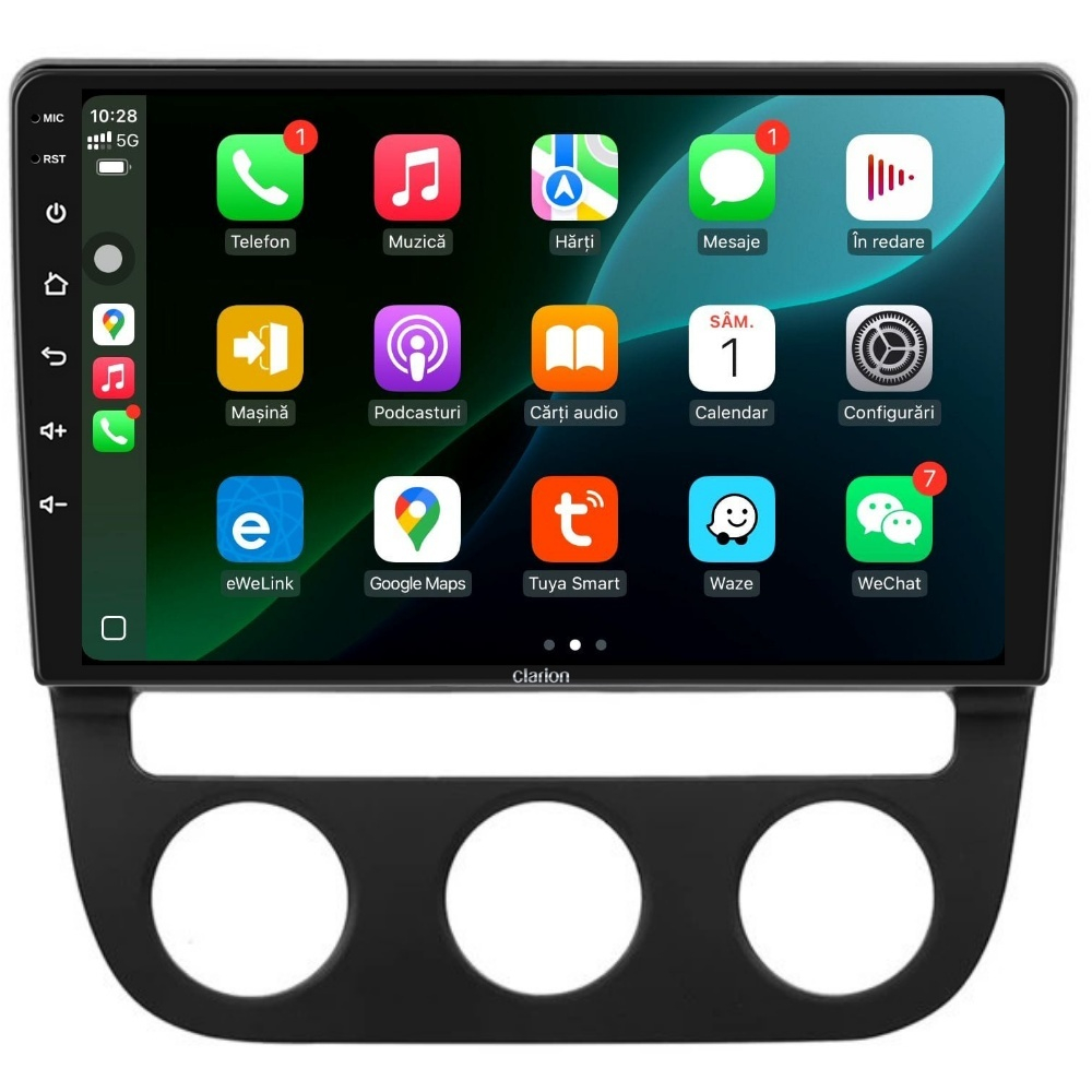 Navigatie CLARION VW Jetta 3 2004-2011 10 inch 4GB 64GB 4 CORE [3]