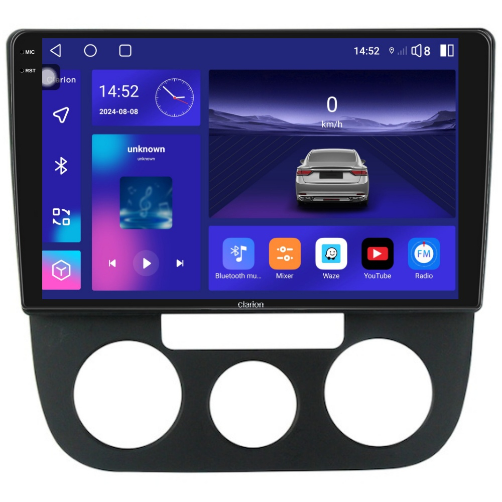 Navigatie CLARION VW Jetta 3 2004-2011 2K 4GB 64GB 8 CORE [1]