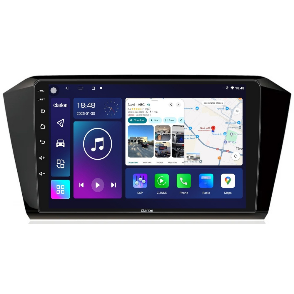 Navigatie CLARION VW Passat B8 2015-2019 10 inch 4GB 64GB 8 CORE [1]