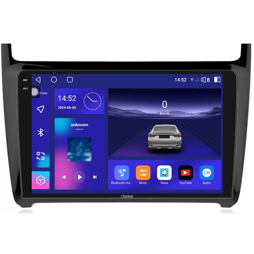 Navigatie CLARION VW Polo 6R 2009-2018 2K 4GB 64GB 8 CORE [1]