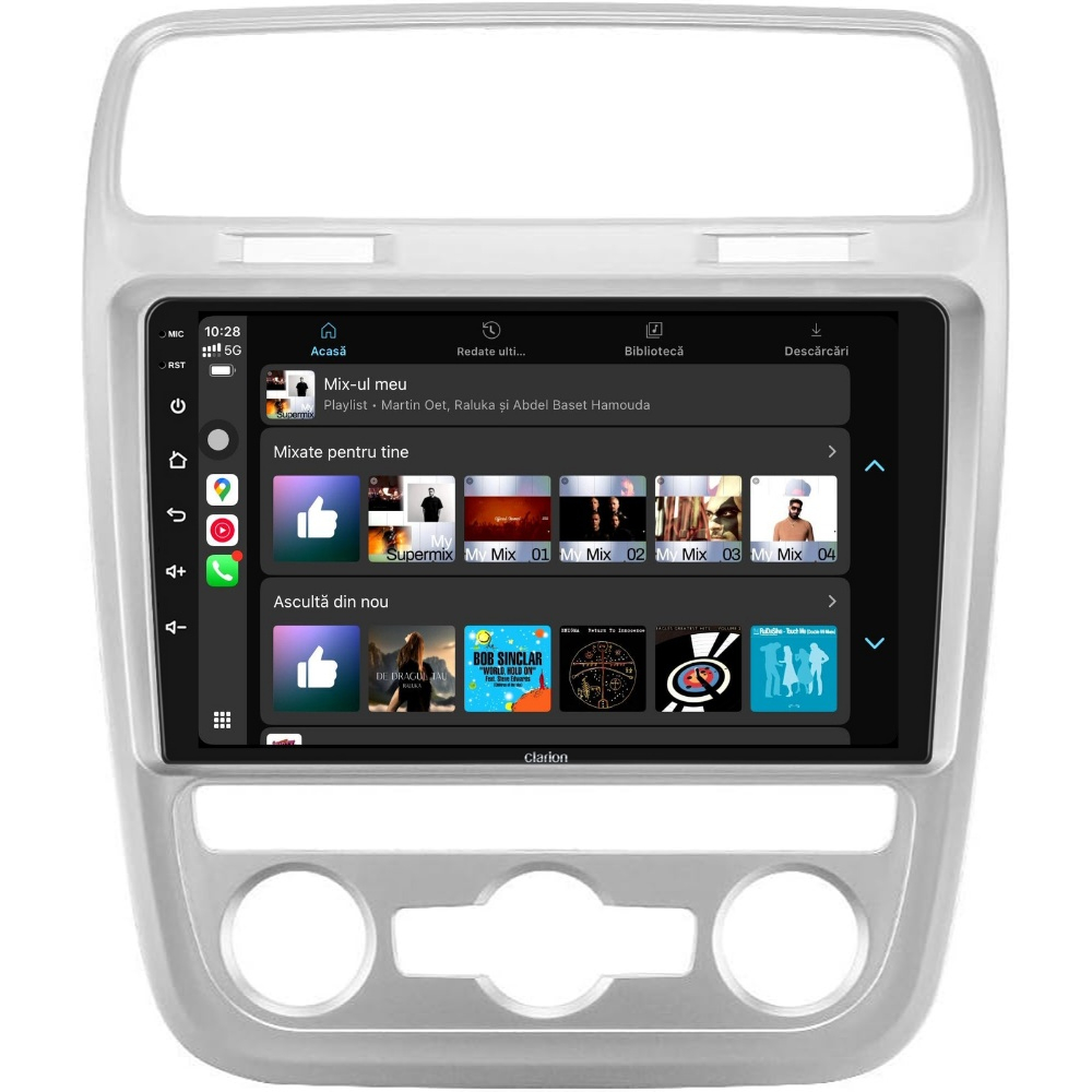 Navigatie CLARION VW Scirocco 2015-2018 9 inch 2GB 32GB 4 CORE [4]
