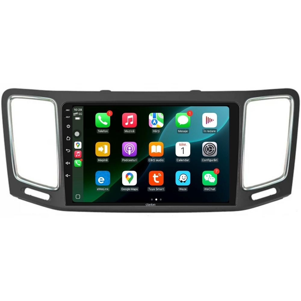 Navigatie CLARION VW Sharan 2010-2022 9 inch 4GB 64GB 4 CORE [3]
