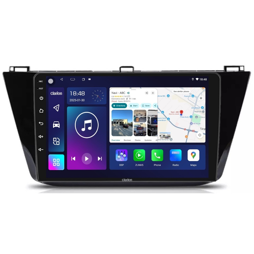 Navigatie CLARION VW Tiguan 2 2016-2023 10 inch 2GB 32GB 8 CORE [1]