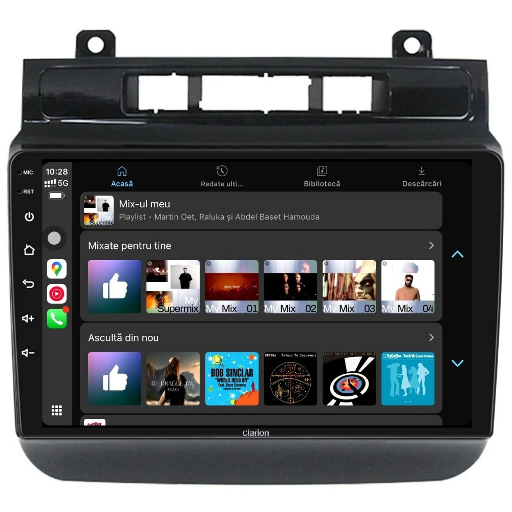 Navigatie CLARION VW Touareg 7P 2010-2018 9 inch 2GB 32GB 8 CORE [4]