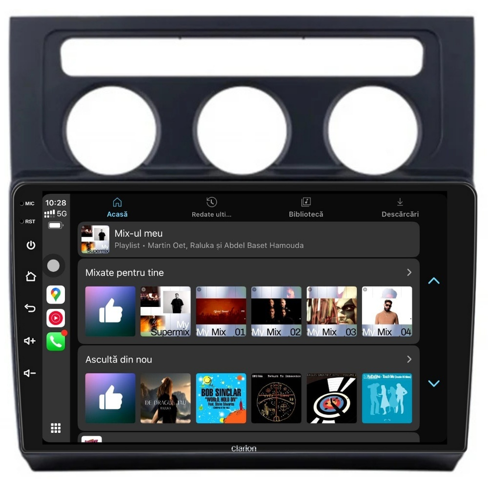 Navigatie CLARION VW Touran 1 2003-2010 10 inch 2GB 32GB 8 CORE [4]