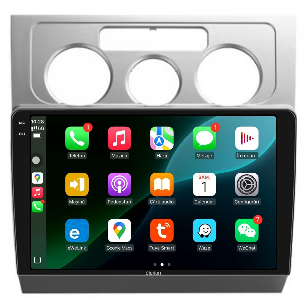 Navigatie CLARION VW Touran 1 2003-2010 2K 4GB 64GB 8 CORE [3]