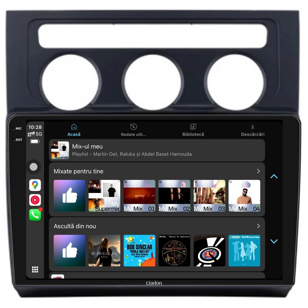 Navigatie CLARION VW Touran 1 2003-2010 2K 4GB 64GB 8 CORE [4]