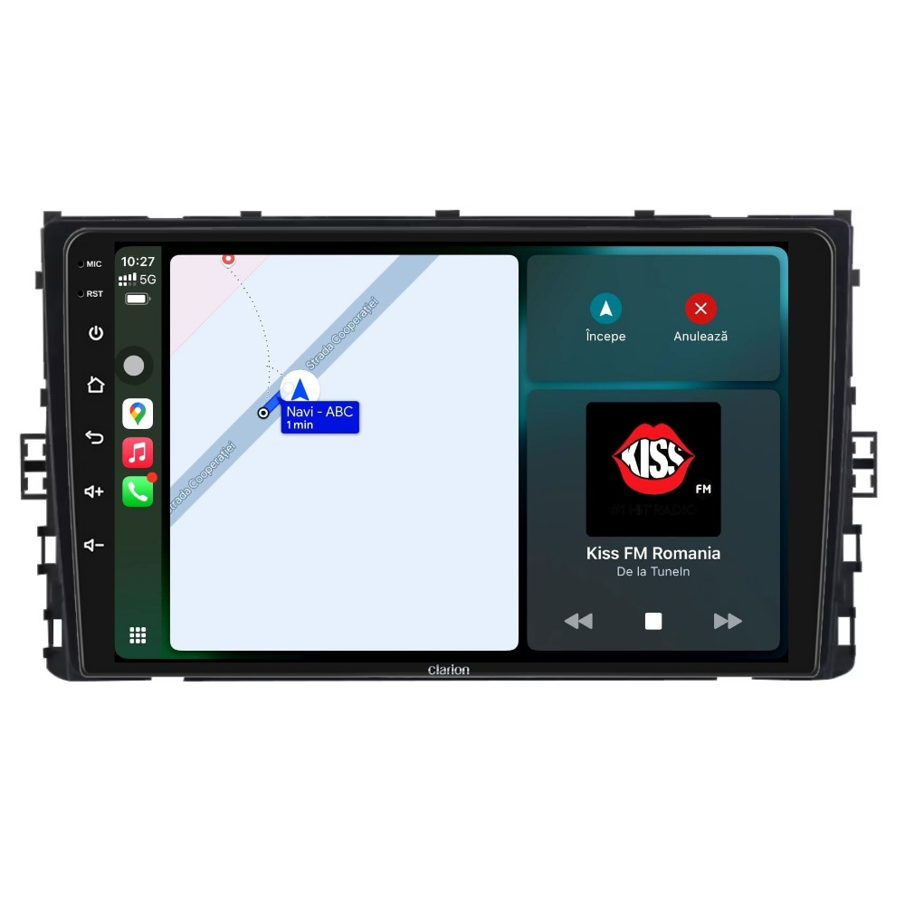 Navigatie CLARION VW Transporter T6 dupa 2022 9 inch 2GB 32GB 8 CORE [2]