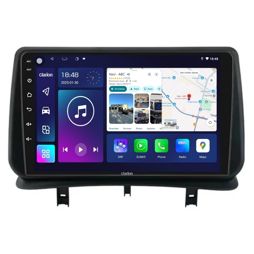 Navigatie Dacia Logan 1 Duster 1 Sandero 1 9 inch 4GB 64GB 8 Core 4G [1]