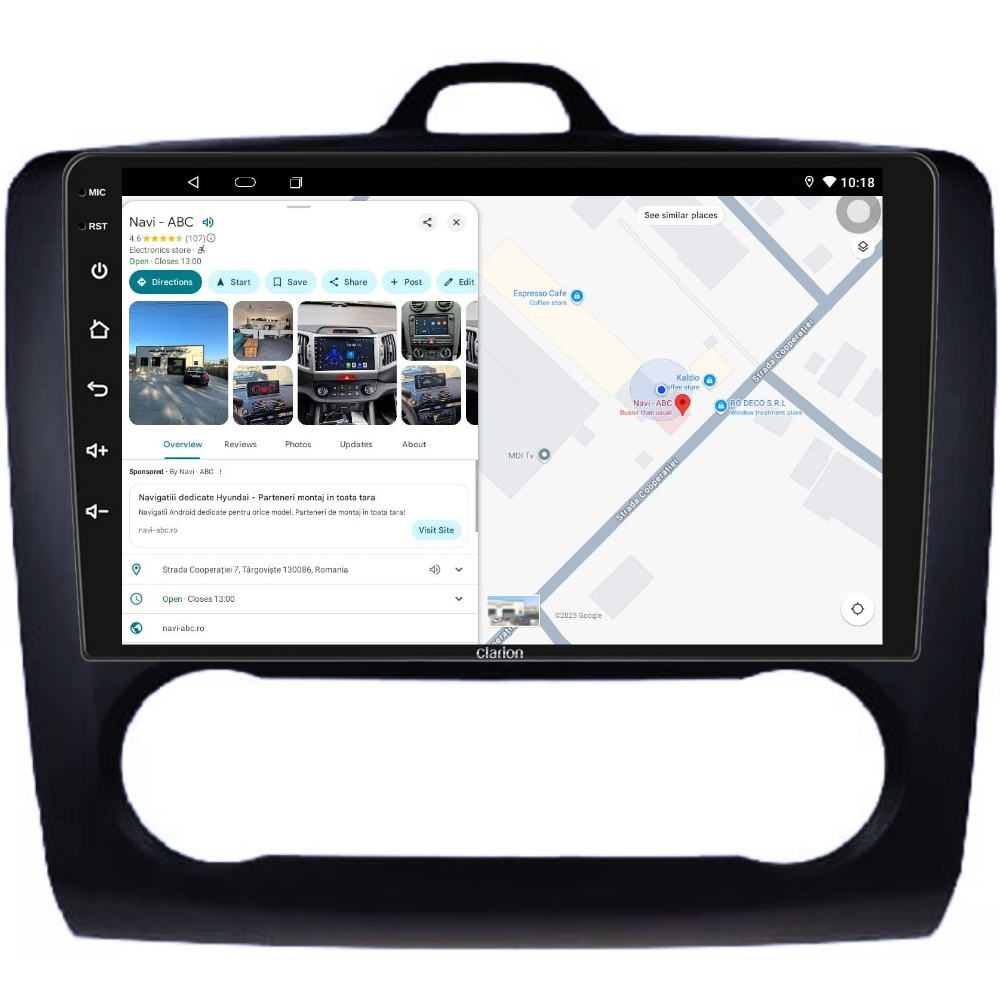 Navigație FORD Focus 2 9 inch 4GB 64GB Android [5]