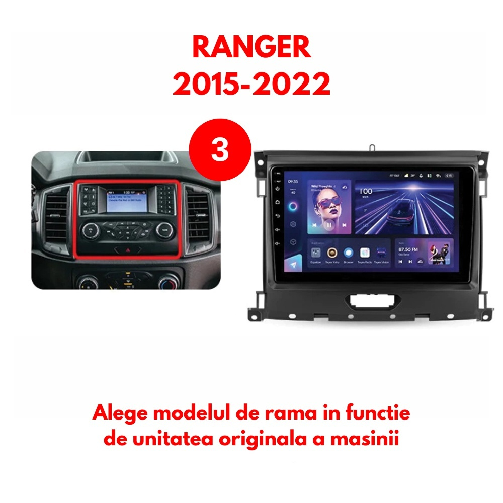 Navigație FORD Ranger 2015 inch 4GB 64GB Android [6]