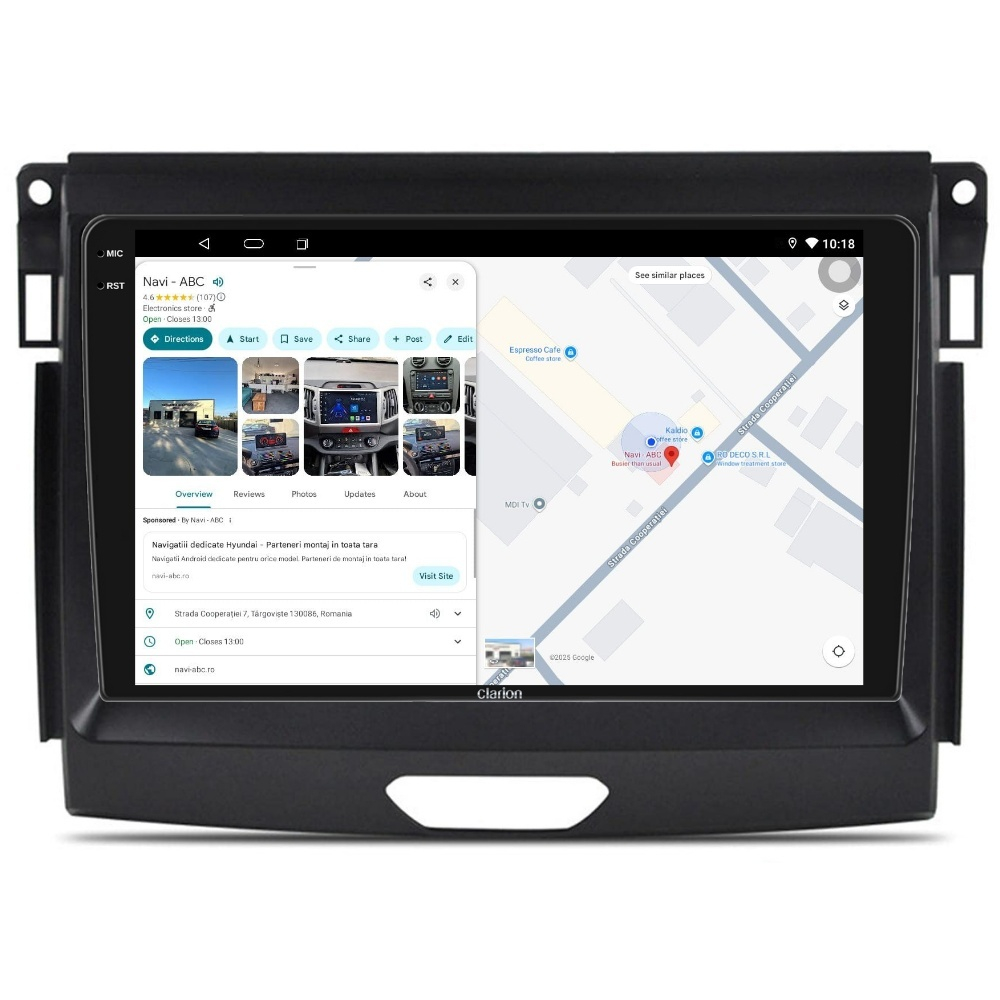 Navigație FORD Ranger 2015 inch 8GB 256GB Android [5]