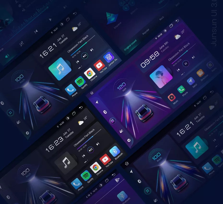 Navigatie Mercedes Benz C Klass W203 2000-2004 7 inch 4GB 64GB 8 Core 4G [4]