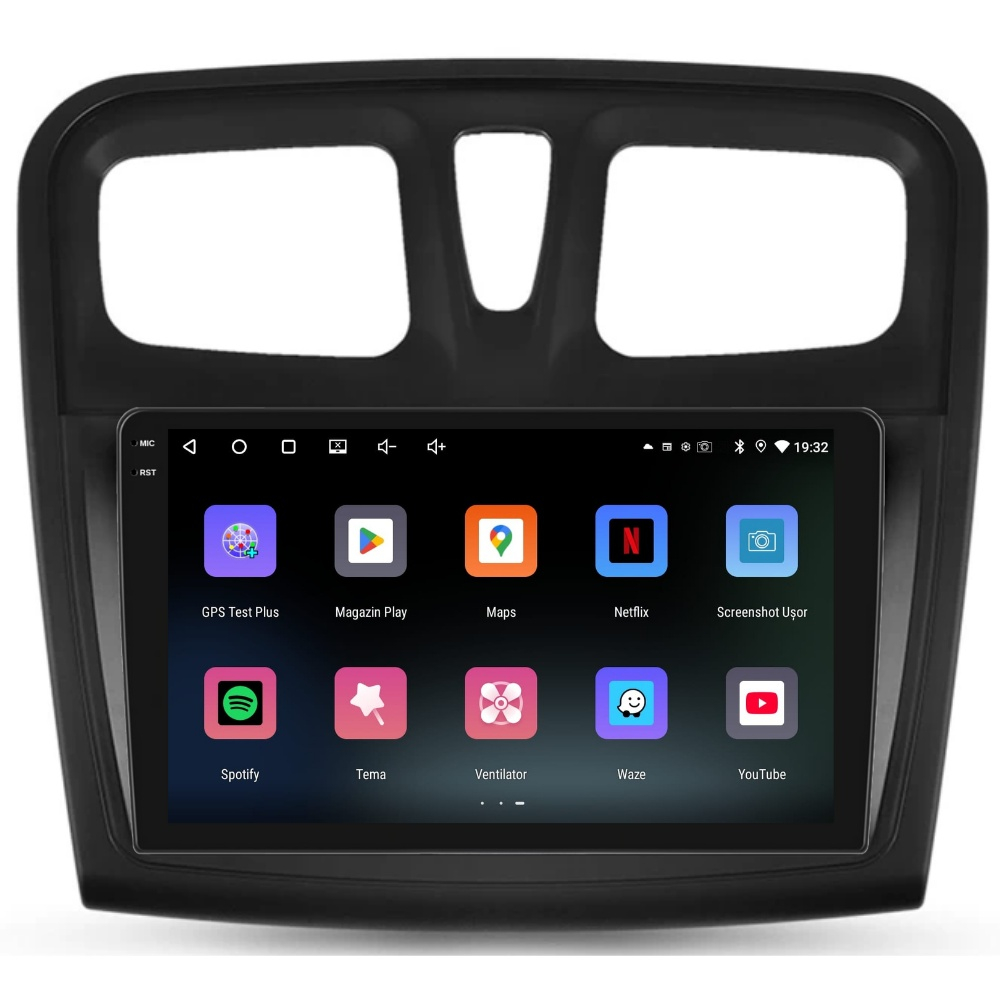 Navigatie PilotOn Dacia Logan 2 2012-2020 9 inch 4GB 64GB 8 CORE [2]