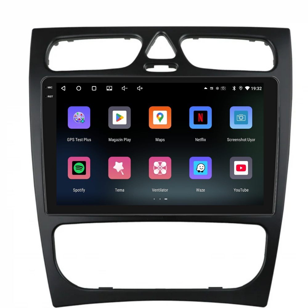 Navigatie PilotOn Mercedes Benz C CLASS W203 2000-2004 9 inch 4GB 64GB 8 CORE [2]