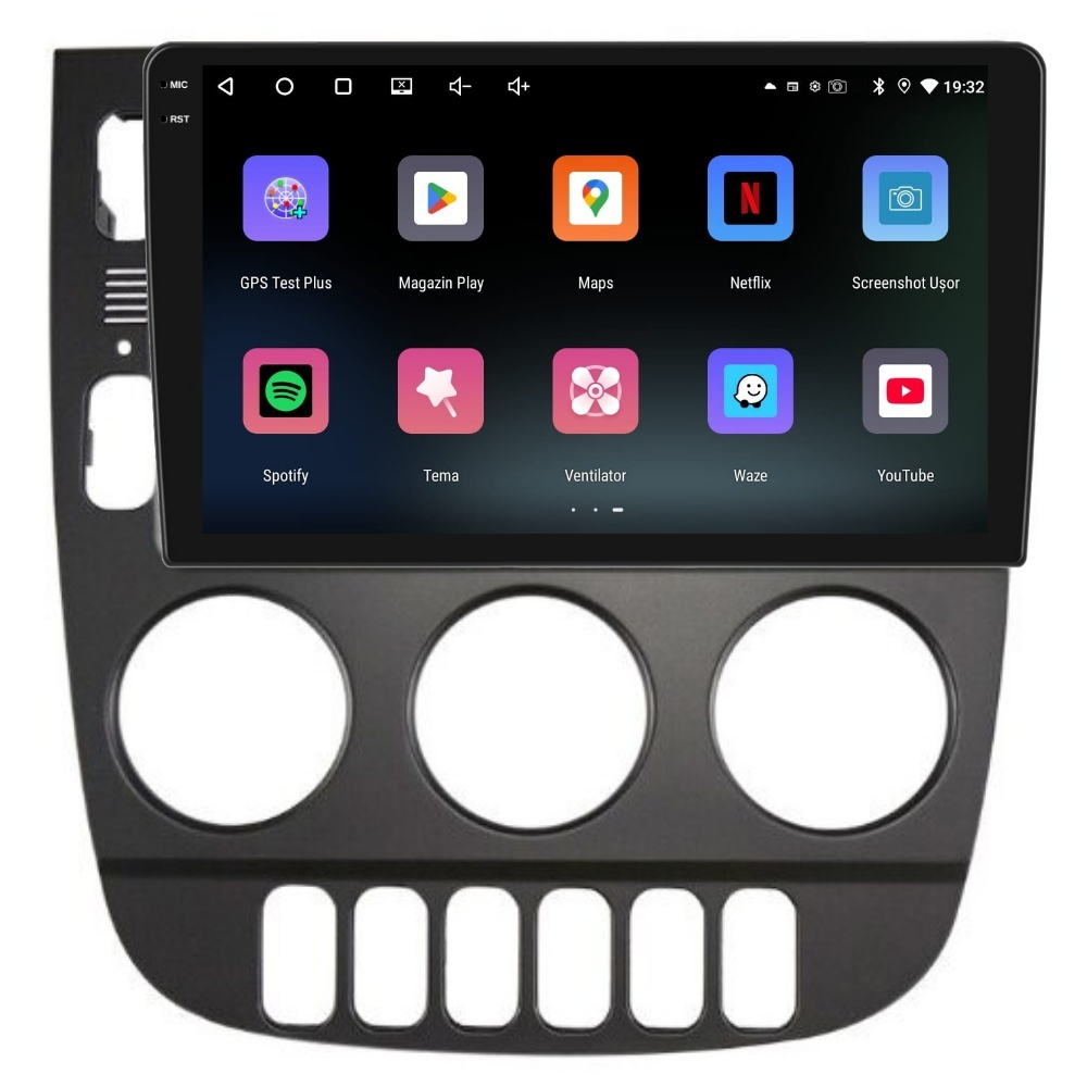 Navigatie PilotOn Mercedes Benz ML W163 1997-2005 9 inch 4GB 64GB 4 CORE [2]