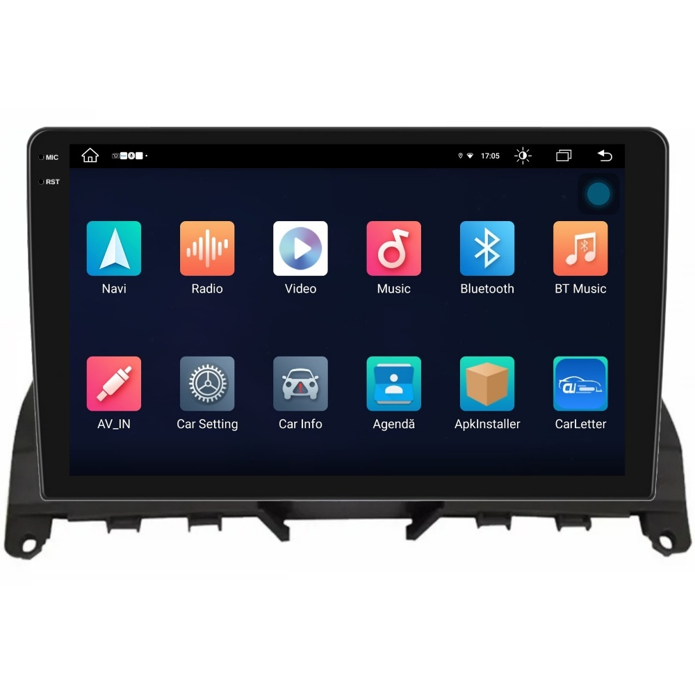 Navigatie PilotOn Mercedes C Klass W204 2007-2014 2K 8GB 256GB 8 CORE [2]