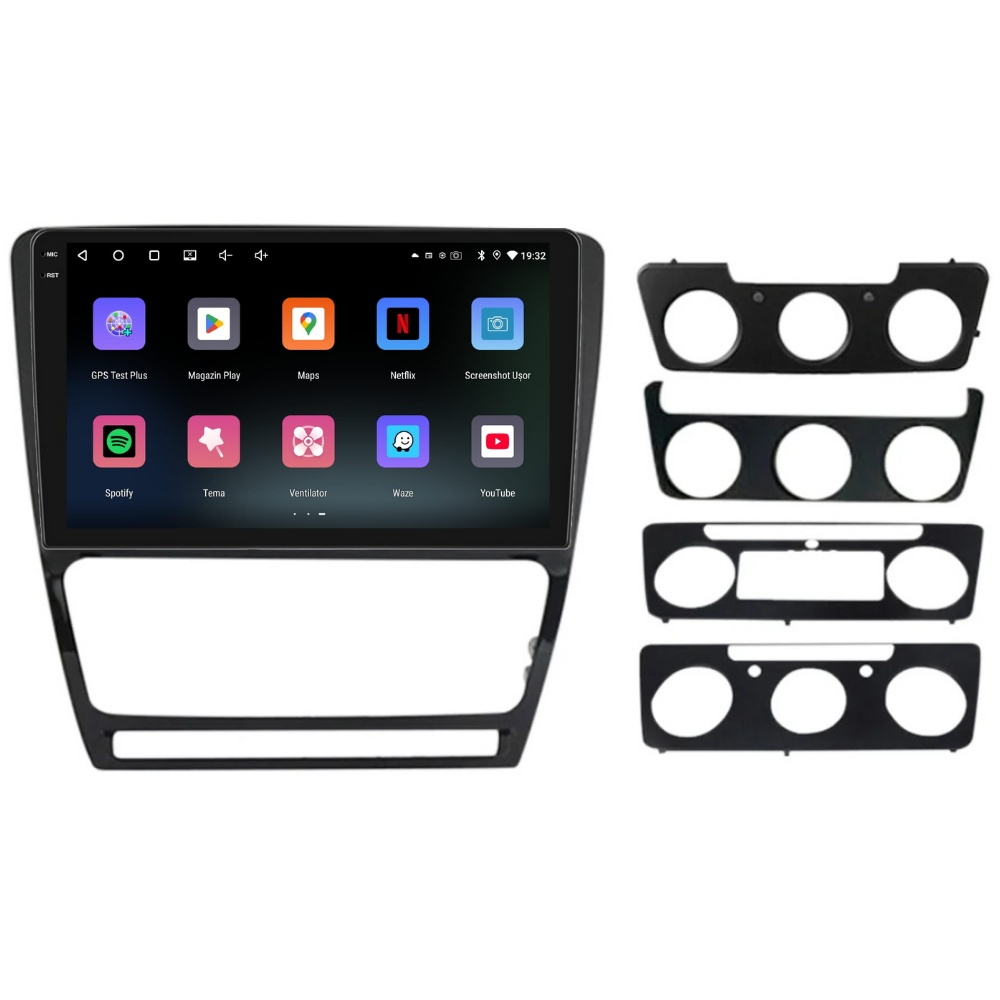 Navigatie PilotOn Skoda Octavia 2 2004-2013 10 inch 4GB 64GB 8 CORE [2]