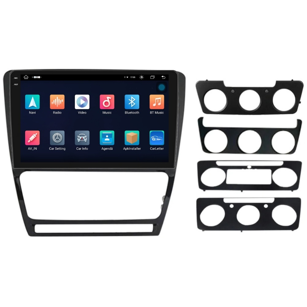 Navigatie PilotOn Skoda Octavia 2 2004-2013 2K 8GB 256GB 8 CORE [2]