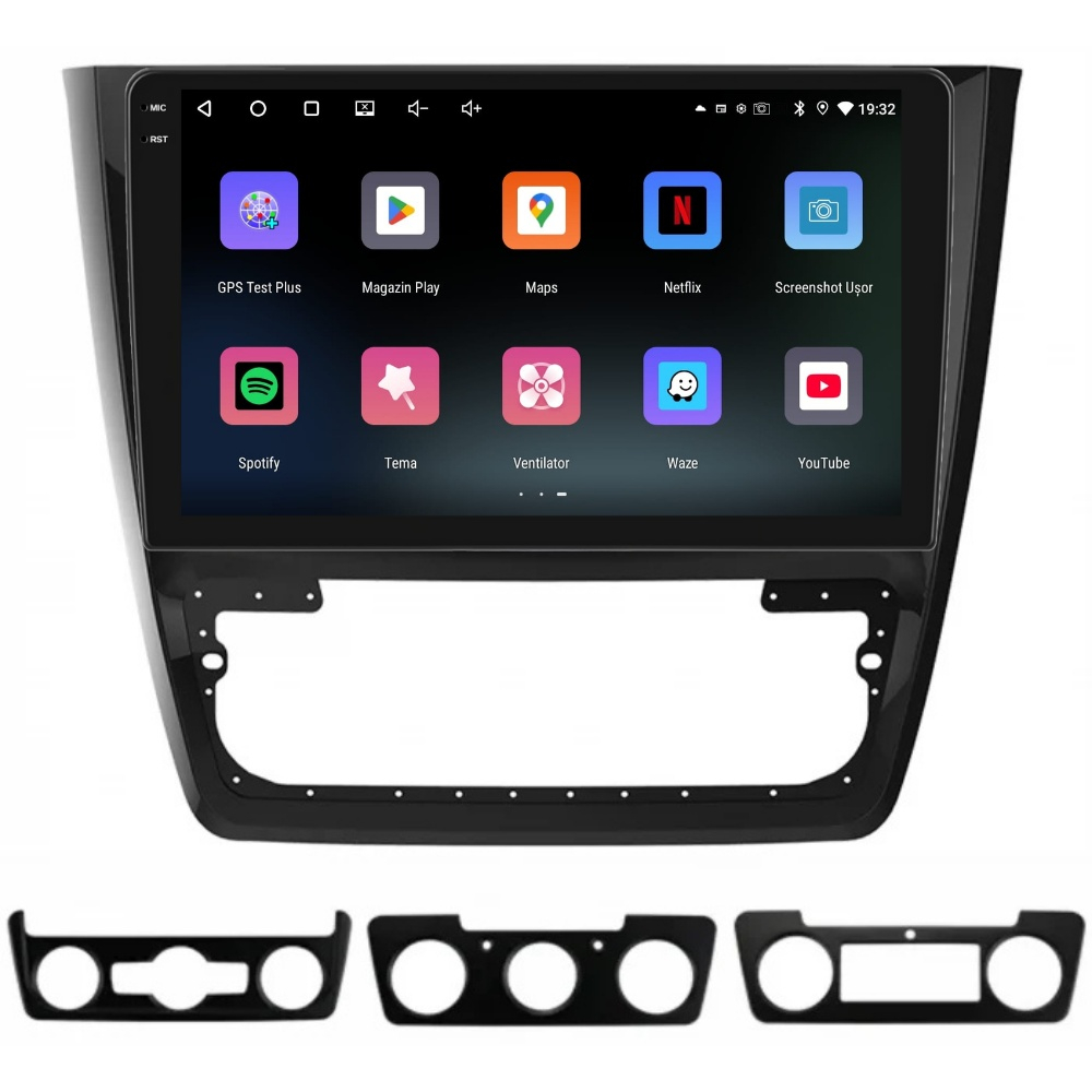 Navigatie PilotOn Skoda Yeti 2009-2018 10 inch 4GB 64GB 8 CORE [2]