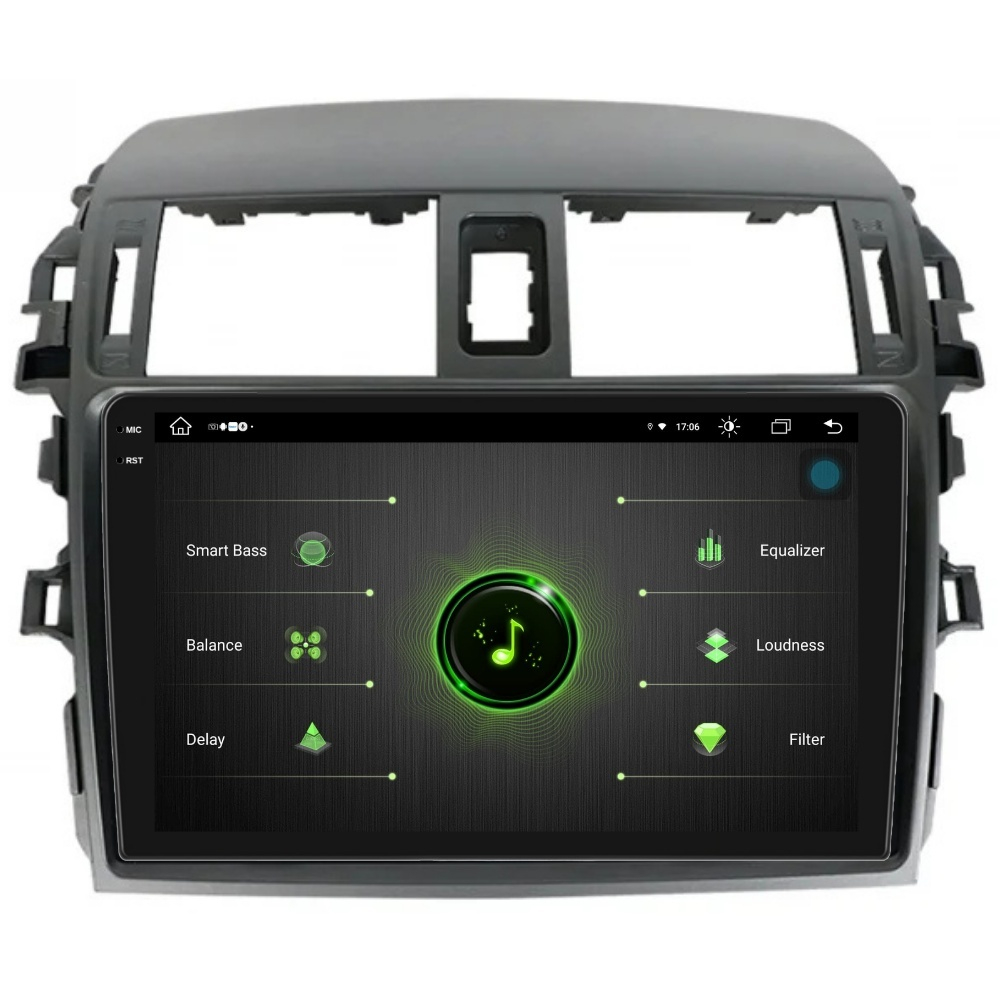 Navigatie PilotOn Toyota Corolla E15 2007-2013 2K 8GB 256GB 8 CORE [3]