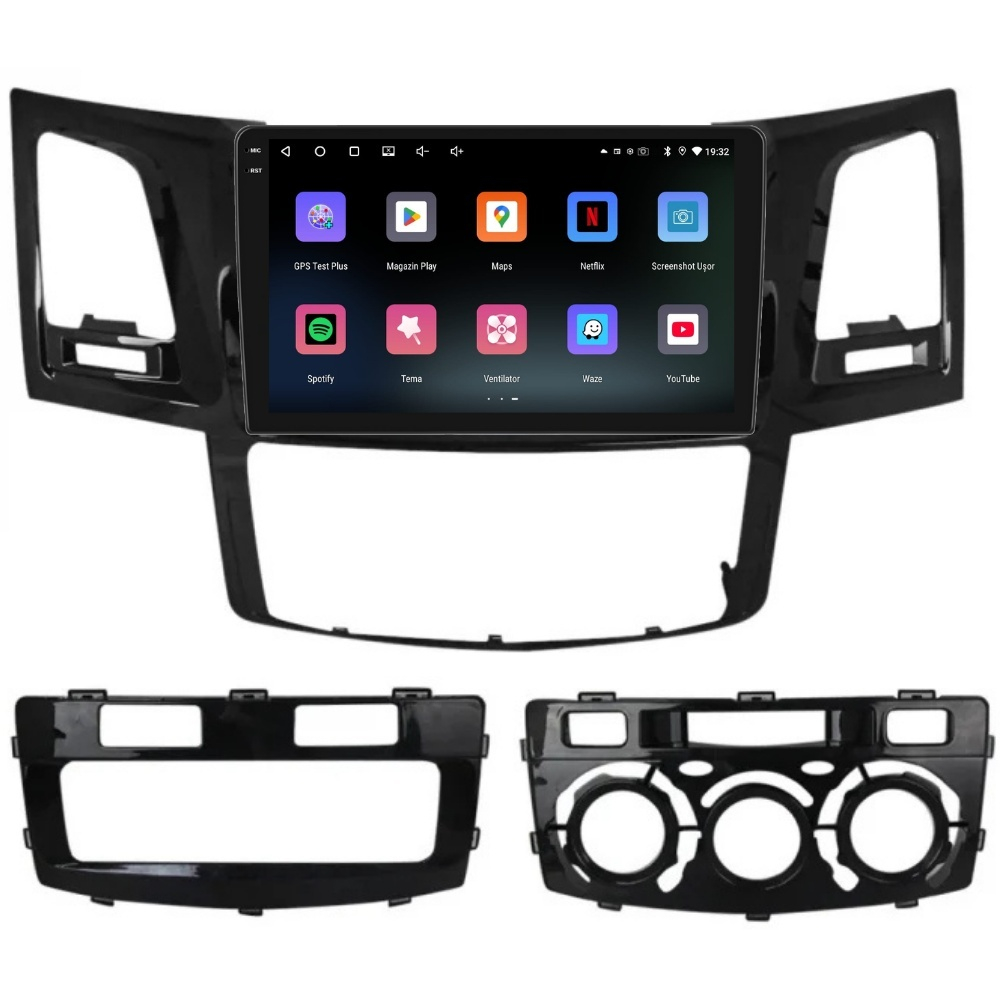 Navigatie PilotOn Toyota Hilux 2005-2015 9 inch 6GB 128GB 8 CORE [2]