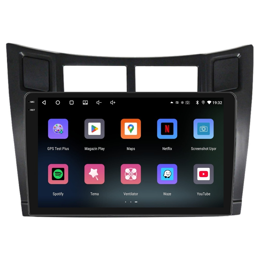 Navigatie PilotOn Toyota Yaris P9 2005-2015 9 inch 4GB 64GB 4 CORE [2]