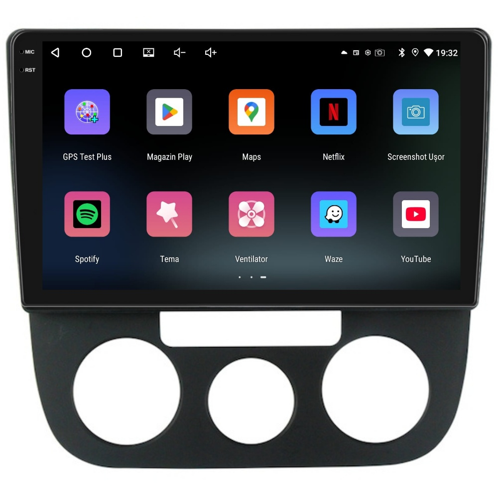 Navigatie PilotOn VW Golf 5 2003-2010 10 inch 4GB 64GB 8 CORE [2]