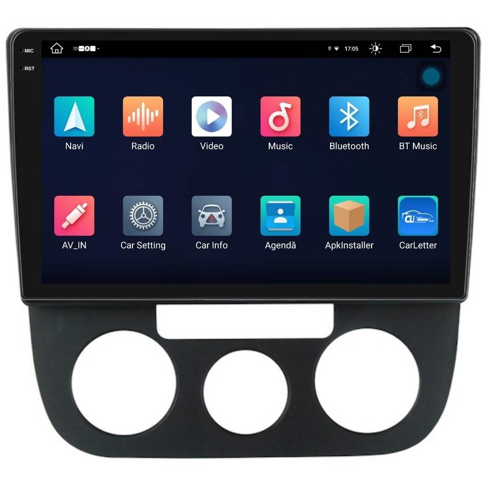 Navigatie PilotOn VW Golf 5 2003-2010 2K 8GB 256GB 8 CORE [2]