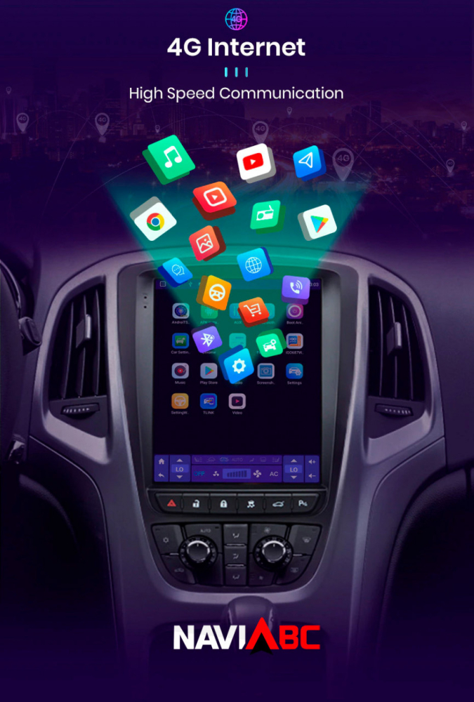 Navigatie Tip Tesla Opel Astra J 2009-2017 9.7 inch 2GB 64GB 4 Core [1]