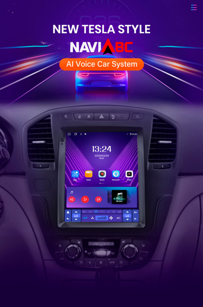 Navigatie Tip Tesla Opel Insignia 2009-2013 9.7 inch 2GB 64GB 4 Core [3]