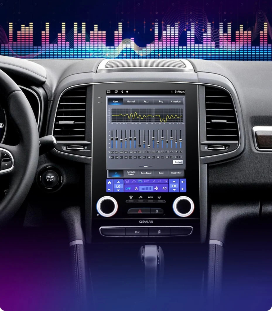 Navigatie Tip Tesla Renault Megane 2016-2022 9.7 inch 4GB 64GB 8 Core 4G [2]