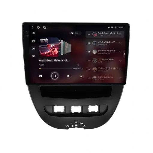 Navigatie Toyota Aygo 2005-2014 2K QLED 12GB 256GB 8 Core 4G [1]