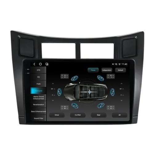 Navigatie Toyota Yaris P9 2005-2015 2K QLED 12GB 256GB 8 Core 4G [4]