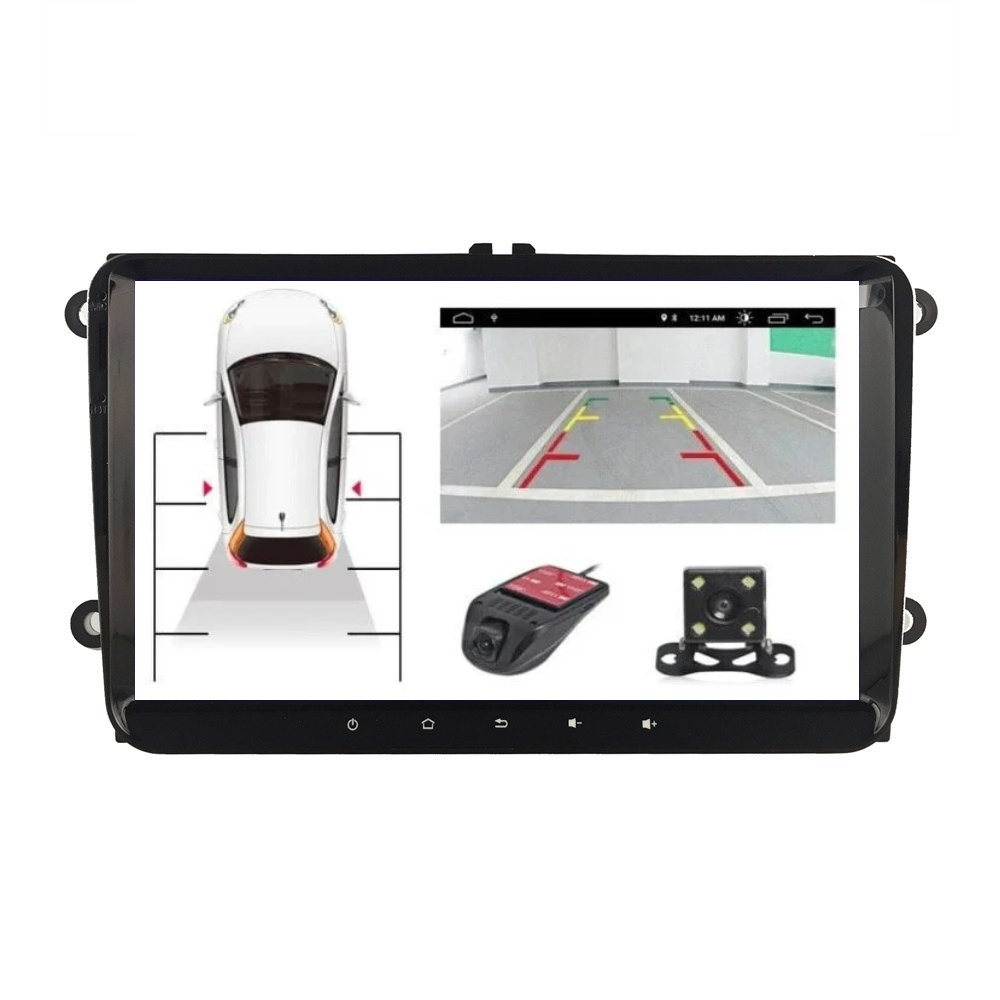 Navigatie VW Passat CC B7 2011-2018 9 inch QLED 4GB 64GB 8 Core 4G [4]