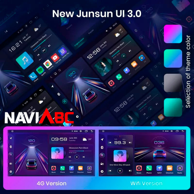 Navigatie VW Transporter T5 2003-2015 7 inch 4GB 64GB 8 Core 4G [2]