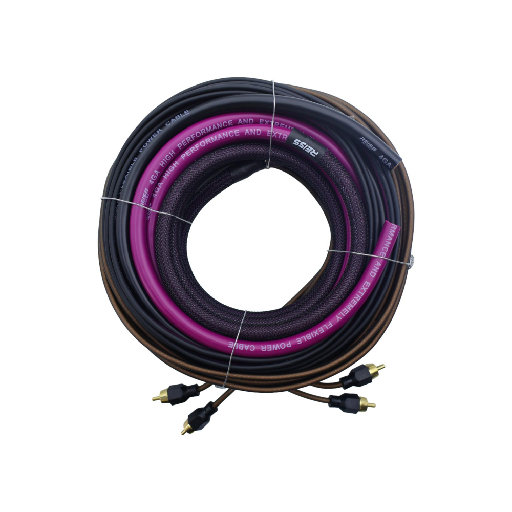 Reiss Audio RS-AWG44 – Kit Cabluri Alimentare 4 AWG pentru Amplificator [3]