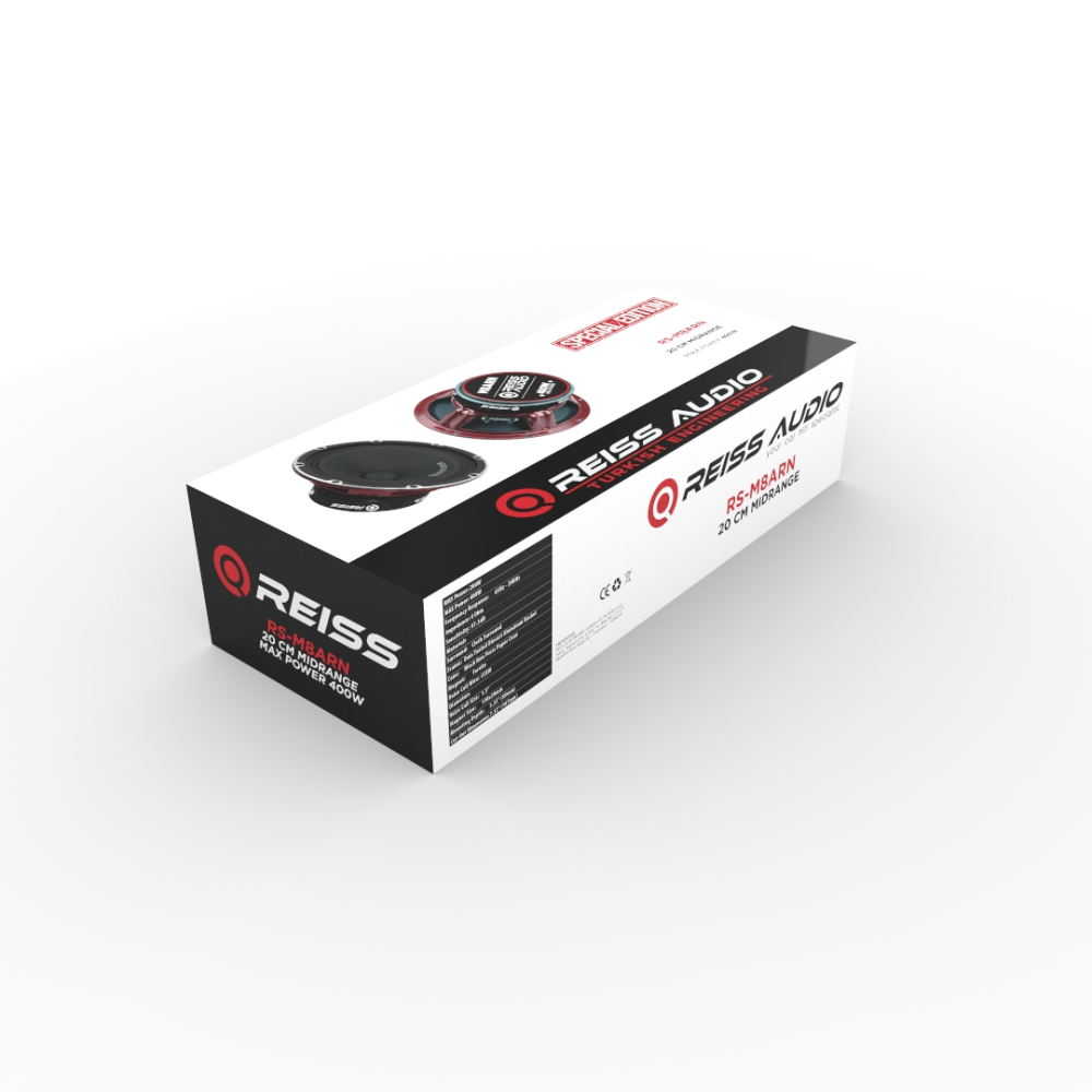 Set difuzoare auto REISS AUDIO RS-M8ARN, midrange, 200mm [1]