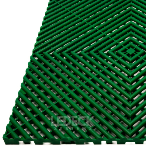 Pardoseala Modulara Plastic PP – Exterior, Garaj Auto, Service, Terasa - VERDE [2]