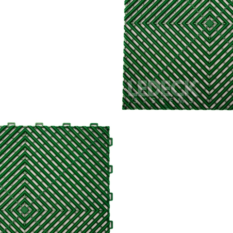 Pardoseala Modulara Plastic PP – Exterior, Garaj Auto, Service, Terasa - VERDE (preț pe m²) [4]