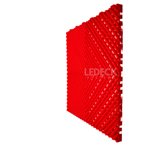Pardoseala Modulara Plastic PP – Exterior, Garaj Auto, Service, Terasa - ROSU (preț pe m²) [5]